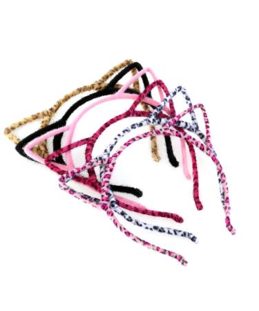 Frcolor Cat Ear Headband - 6 Random Colors for Parties & Daily Wear | Cute Hair Accessories - Buy Online on GoSupps.com