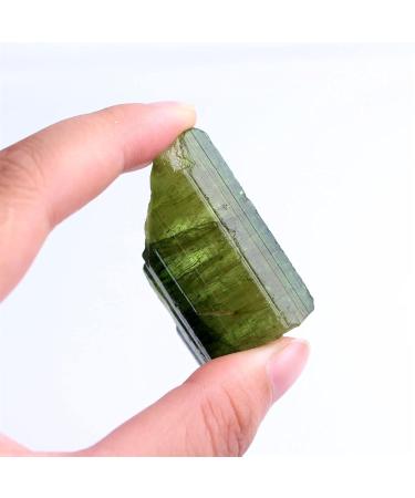 Stone 1PC Natural Rare Green Tourmaline Quarzt Rough Stone Raw Gemstone Specimen Irregular Crystals Collection Reiki kaixun - Buy Online on GoSupps.com