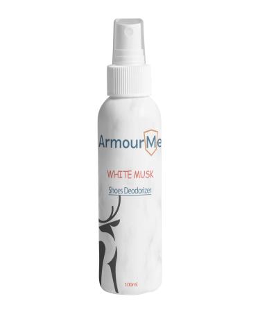 ArmourMe Shoe Spray | Shoe Deodorizer | Shoe Spray Smell Eliminator for Shoes and Sandal | Men & Women Extra Strength Shoe Odor Eliminator | Socks Deodorize (White Musk)