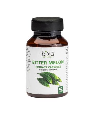 Karela Extract Capsules (Bitter Melon/Momordica Charantia) 60 Veg Capsules 450 mg Pack of 1
