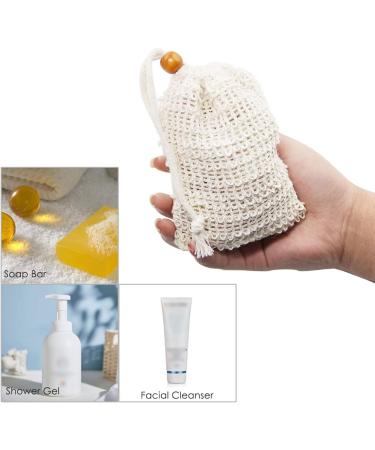 BetterJonny 10 Pieces Soap Exfoliating Bag | Natural Organic Soap Saver Pouch for Enhanced Skincare - Buy Online on GoSupps.com