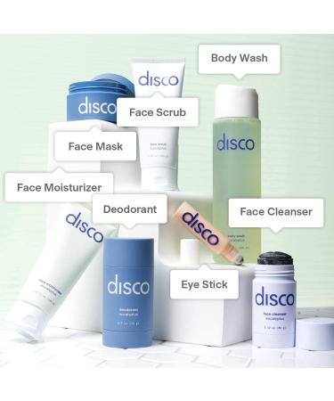 Disco Face Moisturizer for Men - Hydrating Anti-Aging Formula with Vitamin C All-Natural & Paraben Free Eucalyptus Scent 2oz - Shop Internationally - Buy Online on GoSupps.com