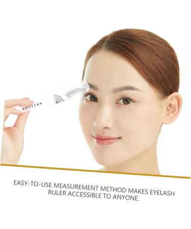 Balacoo 10pcs Eyelash Measuring Tool - Essential Lash Measure Ruler for Extensions & Techs - Perfect for Curly Eyelashes - Buy Online on GoSupps.com