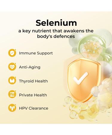 OxyEnergy Selenium (L-Selenomethionine) 200 mcg Three Month Supply Vegan Yeast-Free Gluten Free Organic Selenium High Absorption Supports Antioxidant Immune System &Thyroid Health - Buy Online on GoSupps.com