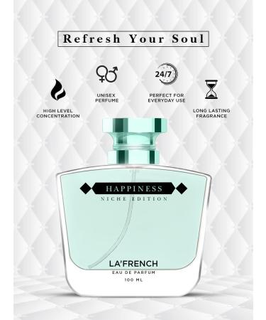 DJ Happiness Perfume for Men and Women 100ml | Intense Eau de Parfum | Unisex Perfume | Premium Long Lasting Luxury Fragrance | Luxury Perfume Gift Ideal for Both Men and Women. - Buy Online on GoSupps.com