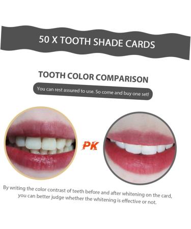Shop Healeved 90 Tooth Colour Cards & Guides - Essential Oral Care Tools for Accurate Tooth Shade Matching - Buy Online on GoSupps.com