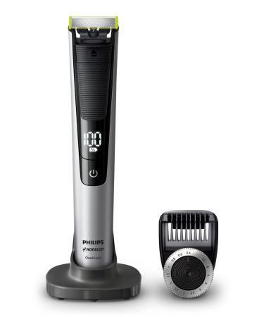 Philips Norelco, Oneblade QP652070 Pro Hybrid Electric Trimmer and Shaver, Black/Silver - Buy Online on GoSupps.com