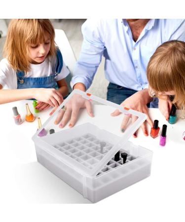 ALCYON Nail Polish Holder & Organizer for 54 Bottles - Gellen, Beetles, Sally Hansen, OPI, Essie & More - Fingernail Polish Storage Case - Buy Online on GoSupps.com