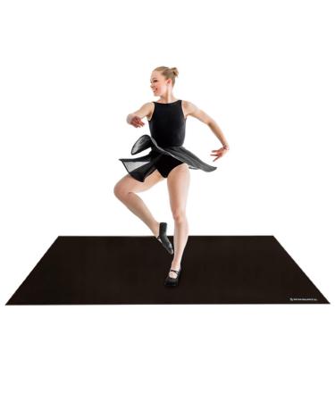 Artan Balance Dance Floor for Home, Studio, Stage Performance, or Outdoor Party, Smooth Flooring for Ballet, Jazz, or Tap Practice, Reversible Roll Out Dancing Mat for Kids and Adults Dance Mat