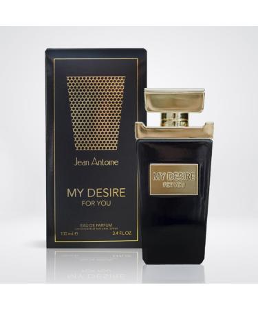 Almas Perfumes JEAN ANTOINE Eau De parfum MY DESIRE - Unisex Spray - 100ML 3.4FL OZ of Long-Lasting Aroma - Luxurious Scent of Arabia for Both Men And Women