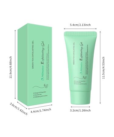 MIESCHER Green Tea Exfoliating Gel Facial Scrub Exfoliating Cleanser Moisturizing Body Face Scrub Clean for Dry Skin Face Peeling Gel - Great Gifts For Women(50g) - Buy Online on GoSupps.com