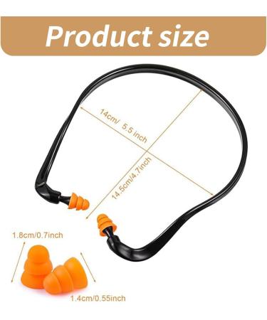 Silicone Ear Plugs Reusable Noise Cancelling Earplugs for Hearing Protective Noise Reduction Work Ear Protective - Buy Online on GoSupps.com