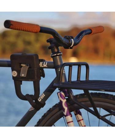 ULAC U Hold Universal Bike U Lock Holder - S (125mm) Black | Lock Mount - Buy Online on GoSupps.com
