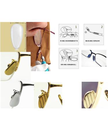 Buy Miyabi Nose Pads - Zirconia Eye & Nose Bridge Repair Pads for Glasses & Sunglasses - 1 Pair - Buy Online on GoSupps.com