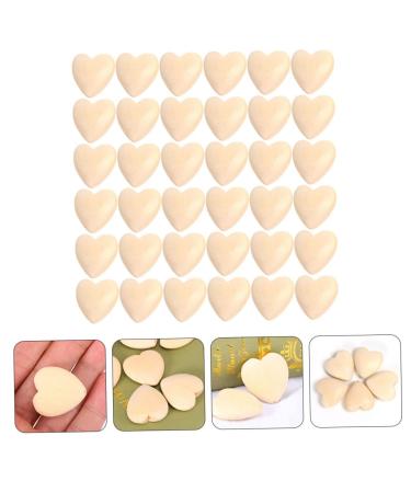 Toyandona 100-Piece Peach Heart DIY Garland Necklace - Rustic Wooden Pearls for Valentine's Day Tinkering & Decor - Buy Online on GoSupps.com
