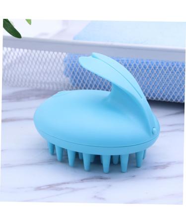 Fomiyes Hair Washing Brush & Scalp Massager - Handheld Bunny Rab Oil Massage Device in Sky Blue - Glowing Shampoo Brush for Relaxation & Hair Care - Buy Online on GoSupps.com