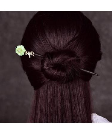 OSALADI 1pc Wooden Hairpin Chinese Hair Chopsticks Decorative Hair Pin Retro Hair Clips Hairpin Chinese Hat Accessories Women Retro Hairpin Bamboo Styling Clip Bride Old Fashioned - Buy Online on GoSupps.com