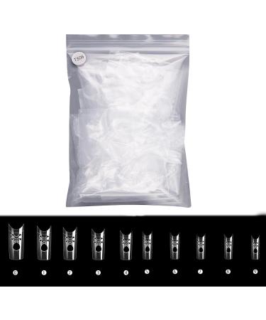 500Pieces Fake Nails Hollow Nail Tip Press On Nails Artificial Nails Full Cover Resin Fake Nails for Women Girls Nail Decorations Nail Accessories Manicure Tools DIY Nail Art - Buy Online on GoSupps.com