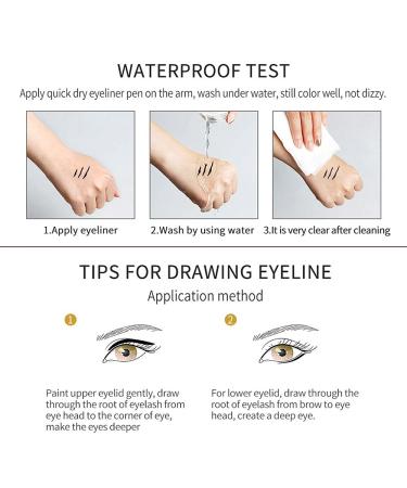 6Pcs Waterproof Glitter Eyeliner Pencils Set - Colorful Metallic Liquid Eye Liners for Women - Long Lasting Formula - Pack of 6 - Buy Online on GoSupps.com