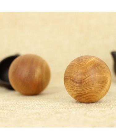 8-Piece Wooden Massage Ball Set Neck & Face Acupressure Device for Relaxation & Hand Therapy | International Shipping - Buy Online on GoSupps.com
