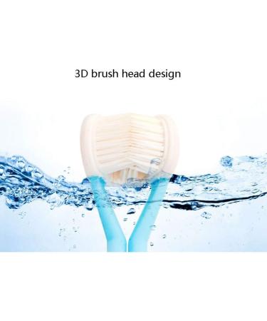 WXPJMDFC Unique 3-Page Design Toothbrushes - Pack of 6 Travel Hand Toothbrushes with Large Angle Bristles for Complete Oral Care - Buy Online on GoSupps.com