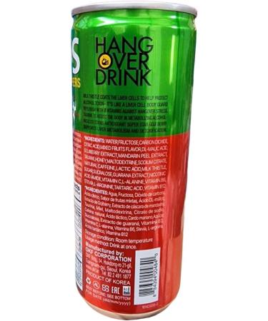  OKF OKF SOS Hangover Drink Liver Helpers Vitamins B and C Guarana and Milk Thistle 250ml - Buy Online on GoSupps.com