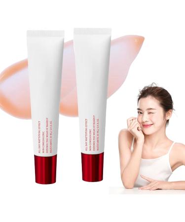 Oil absorber extreme matte alkaline primer oil absorber makeup primer waterproof and sweat-proof matte primer suitable for all skin types 2pcs