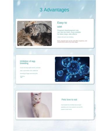 Worm Treatment for Cats Worm Treatment for Dogs General Purpose 6 Capsules Pet Insect Repellent Tablets For Internal Worm Treatment in Dogs and Cats (3 pc) - Buy Online on GoSupps.com