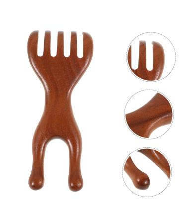 Plafope Portable Comb for Curly Hair | Wide Tooth Wooden Massager for Women | Practical Hair Care Device - Buy Online on GoSupps.com