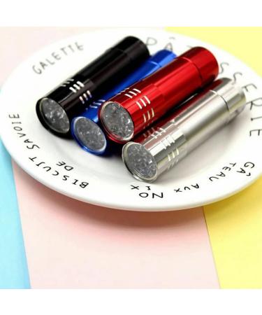OSALADI 9 Uv Flashlight Mini Uv Nail Lamp Portabel Torch Mini Uv Touch Uv Led Flashlight Money Detector Light Mini for Nails Glow in Dark Flashlights Led Nail Lamp Portable Jewelry - Buy Online on GoSupps.com