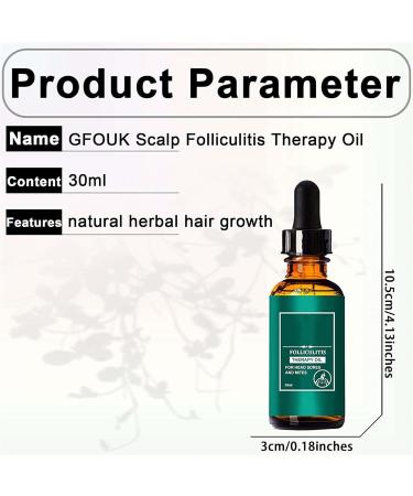 Natural Scalp Therapy Hair Oil Scalp Folliculitis Relief Therapy Nourishing Scalp Oil Balancing Oils Protect Scalp Health - Buy Online on GoSupps.com