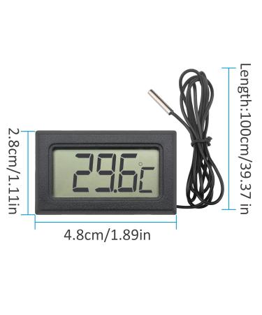 VOKTTA 3PCS Digital LCD Thermometer with 1M NTC Probe -50 C to +110 C for Refrigerator Aquarium - Buy Online on GoSupps.com