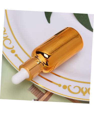 minkissy 1pc Medical Dropper Bottle Glass Pipette Bottle Refillable Drop Bottle Oil Dropper Bottle Lab Dropper Bottle Glass Dropper Bottle Travel Accessories Bottling Silver 9.4x2.8cm Golden - Buy Online on GoSupps.com