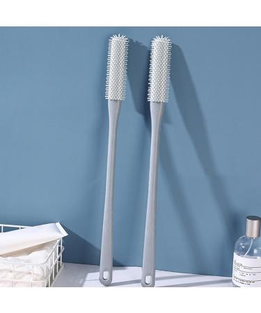 New Foot Cleaning Brush 16.14" Toe Cleaning Brush Soft Rubber Cleaner for Toe Gaps for Shower with Long Handle Dead Skin Exfoliation Brush Foot Scrubber Soft Bristles Brushes for Cleaning Toe Gray - Buy Online on GoSupps.com