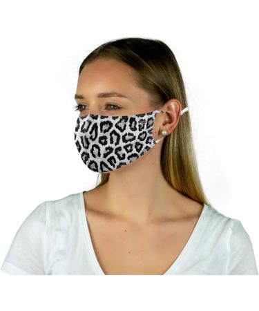 Buy P.A.C. Lightweight 2 Pack Premium Community Masks - Washable Reusable Oeko-Tex Certified - White Leopard + Total Black - Buy Online on GoSupps.com
