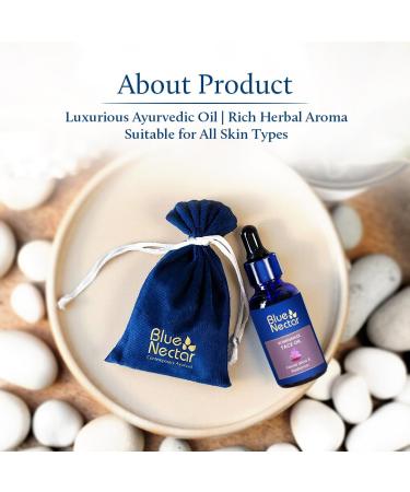 Blue Nectar Kumkumadi Oil for Face | Ayurvedic Anti Aging serum for appearance & Radiance | Saffron & Sandalwood Kumkumadi Tailam Face Oil for Glowing Skin for Women & Men (26 Herbs 1 Fl Oz) Kumkumadi Face Oil 1 Fl Oz (Pac  - Buy Online on GoSupps.com