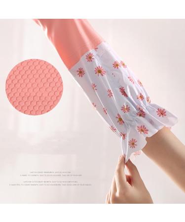 Dishwashing Gloves Women's Kitchen Home Thick Rubber Laundry Waterproof Housework Durable Winter Pile Warm Artifact - Buy Online on GoSupps.com