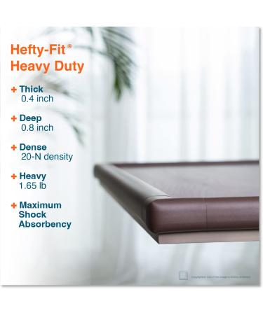 RovingCove Large 18ft Edge Corner Protector Baby Proofing | Heavy-Duty NBR Rubber Foam | Furniture Fireplace Safety Guard | 3M Adhesive | Coffee Brown - Buy Online on GoSupps.com