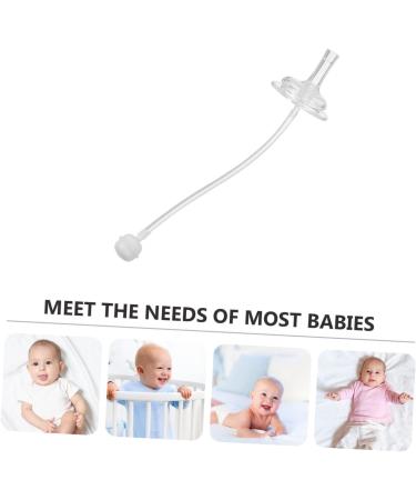 Ibasenice 12 STK Reusable Silicone Straws - Straw Sippy Cup Converter Kit for Baby Bottles - Eco-Friendly Pebble Gel Milk Cup - Transparent (3 Pack) - Buy Online on GoSupps.com