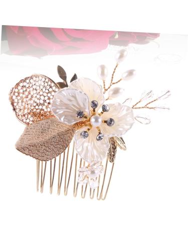 Angoily Bride Comb Hair Comb for Bride Bridal Hair Comb Bride Headpieces for Wedding Rhinestone Comb Pearl Hair Barrettes Pearl Hair Pin Rhinestone Hair Comb Crystal Rhinestones - Buy Online on GoSupps.com