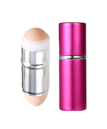 Oil Absorbing Roller - Double Head Design Oil-Absorbing Volcanic Face Roller Facial Skin Care Tool Face Makeup for Traveling at Home or Going Conduct Naysku Hot Pink