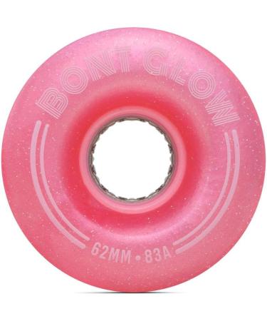 Bont Glow Light Up LED Roller Skate Wheels 62x35mm 83A - Cherry Blossom Pink - Buy Online on GoSupps.com