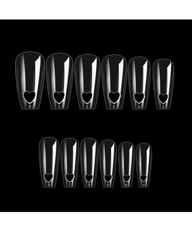 Square Fake Nails 504 Piece Square Press On Nails Full Cover Acrylic Nails False Nails 12-Sizes Nail Art Nail Supplies Artificial Nail Tips Almond/short Square Artificial Nail Tip White - Buy Online on GoSupps.com
