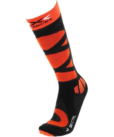Buy X-Socks X-Bionic Unisex Ski Control 4.0 Socks - Anthracite Melange/X-Orange Size 42/44 | International Shipping Available - Buy Online on GoSupps.com