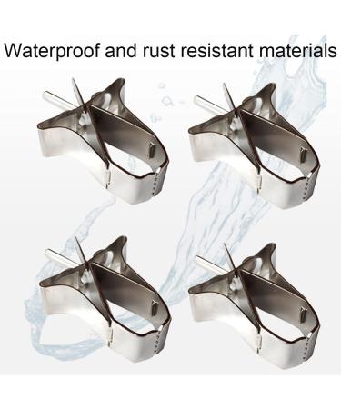 Xpex 4-Piece Parrot Feeder Clips Set | Fruit & Vegetable Bird Cage Accessories | Durable Metal Clips for Parrots - Buy Online on GoSupps.com