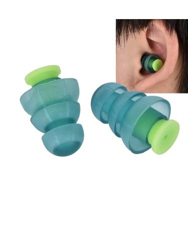 Earplugs Christmas Tree Shape Silicone 25dB Noise Reduction Earplugs for Learning/Sleeping/Traveling/Diving/Ear