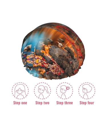 Killarney National Park Printed Shower Cap - Waterproof & Fits All Head Sizes - Ideal for Women - Buy Online on GoSupps.com