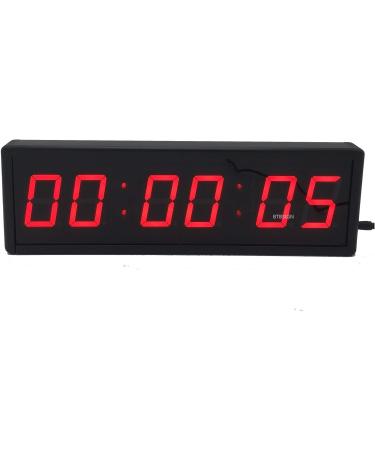 BTBSIGN 2.3 Digital Countdown Wall Clock with Remote - Large Stopwatch for Obstacle Racing - Buy Online on GoSupps.com