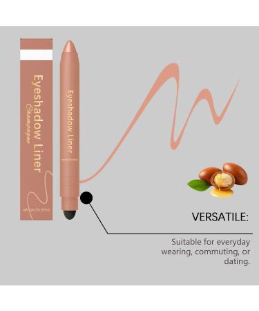 homomdy Shadow Liner 2 in 1 Eyeliner Eyeshadow Waterproof Eyeshadow Cream Highlighter Pen Long Lasting Makeup Soft & Smooth Application Achieves a Natural Look champagne*1 - Buy Online on GoSupps.com