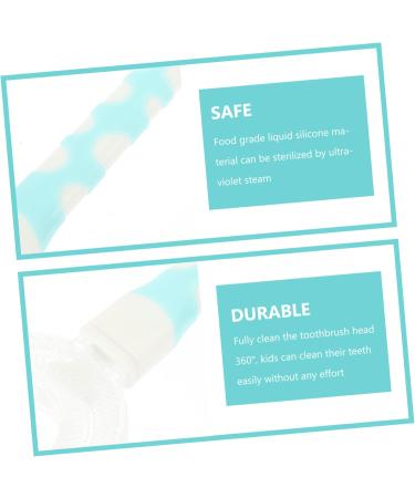 Buy Kombiuda 3-Piece Children's U-Shaped Silicone Toothbrush Set | Heated Eye Pads & Food-Grade Silicone Cleaning Tools for Kids | Safe & Effective Oral Care - Buy Online on GoSupps.com